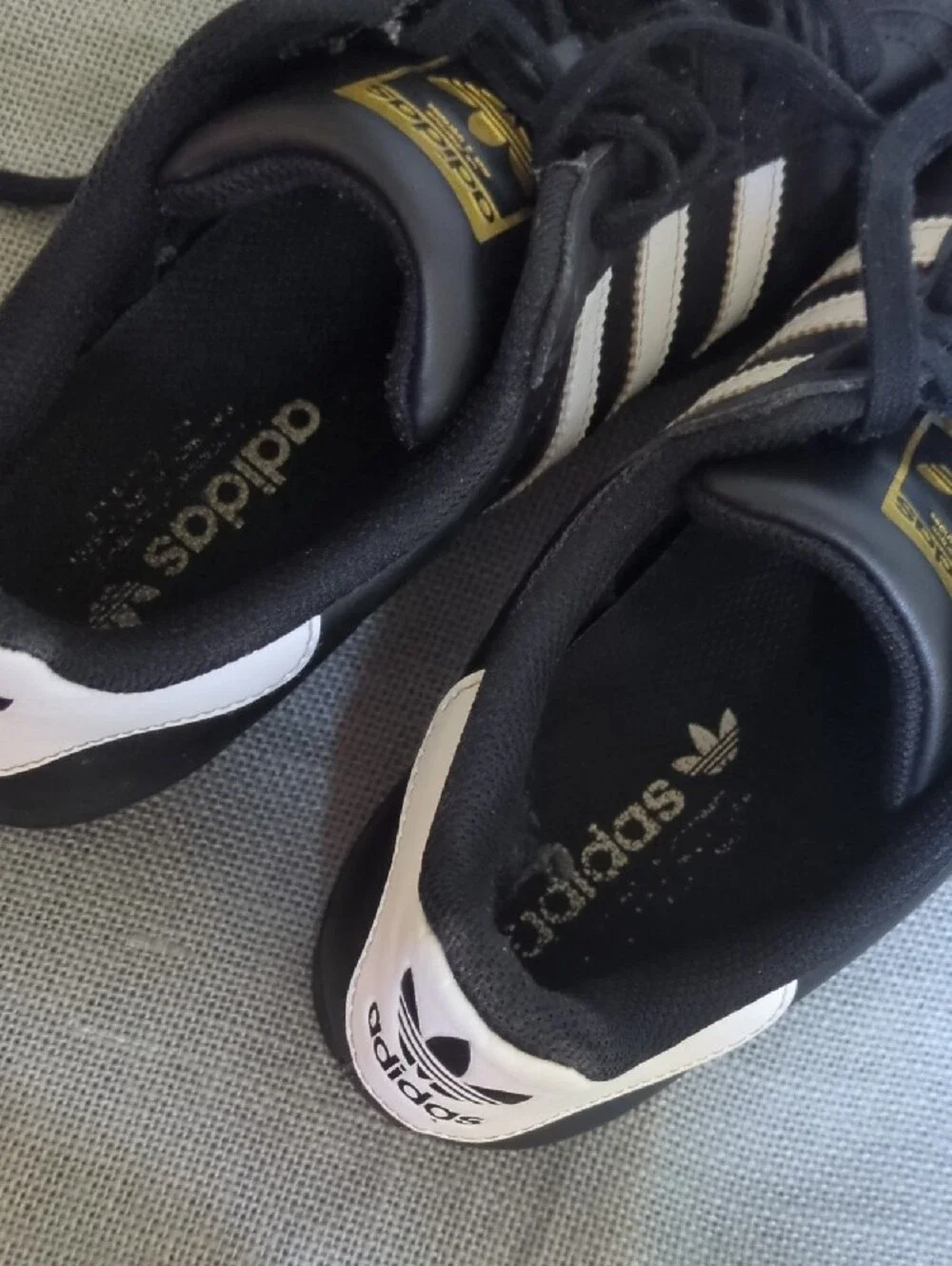 adidas Black and White Low-Top Sneakers
